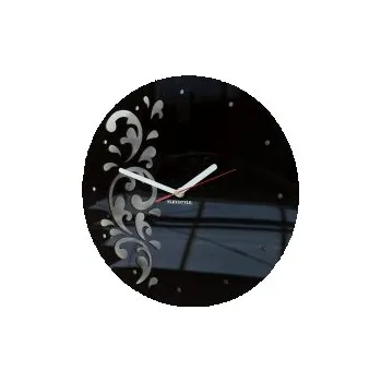 Hodiny Flexistyle Nástěnné hodiny FLORA Černé
