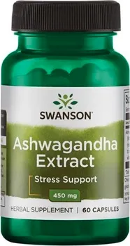 Přírodní produkt Swanson Ashwagandha Extract 450 mg 60 cps.