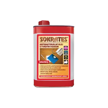 Olej na dřevo Sokrates Antibakteriální olej s tvrdým voskem 0,6l