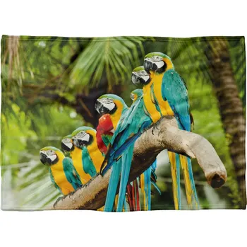 deka Deka Papoušci 150x120 cm (Rozměr : 150 x 120 cm, Podšití beránkem: NE)