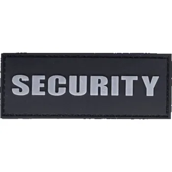Nášivka Mil-Tec Nášivka security 3D PVC svítící nápis
