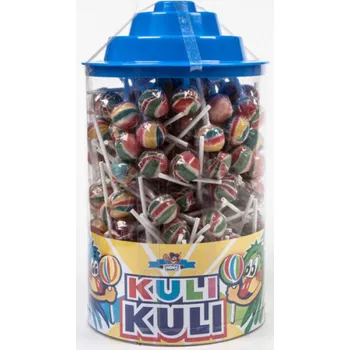 Bonbon Hors Lízátko Kuli Kuli kulaté 230x8g dóza