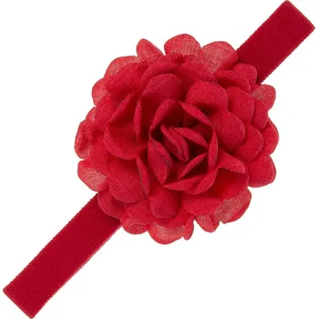 Ozdoba do vlasů SIENA Dětská čelenka elastická červená