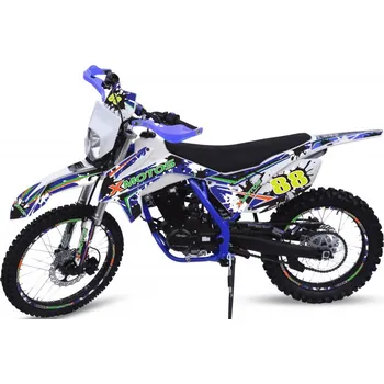 malá motorka Pitbike XB88 250cc 4T el.start modrý (Pitbike 21/18 modrý)