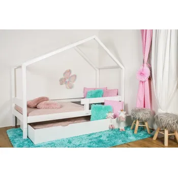 Dětská postel Maxido Dita s přistýlkou 200 x 120 cm bílá