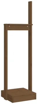 Stojan na dřevo z masivní borovice 33,5 x 30 x 110 cm