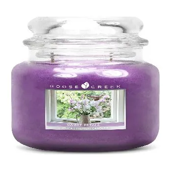 Svíčka Svíčka 0,45 KG Sladké lístky, aromatická ve skle (Sweet Petals)|Goose Creek