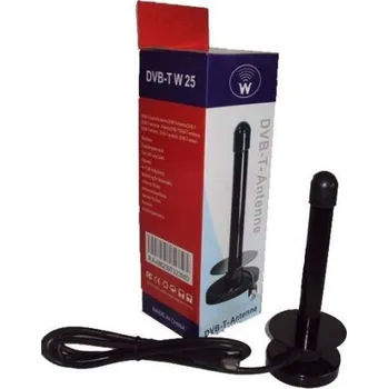 Příjem digitálního pozemního vysílání Magnetická anténa DVB-TW25