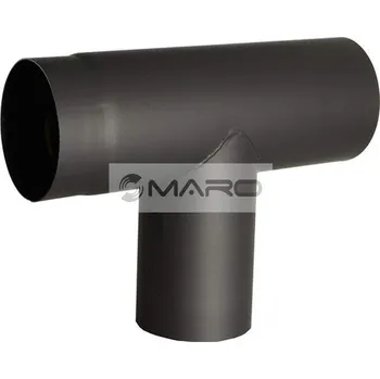 Kouřovod T-kus kouřovodu 1,5 mm 150 mm, černý, A97.161500