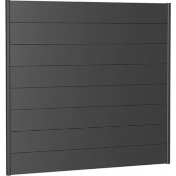 Plot Biohort Stěnový panel pro ochranu soukromí bez akrylového skla tmavě šedá metalíza 180 x 180 cm