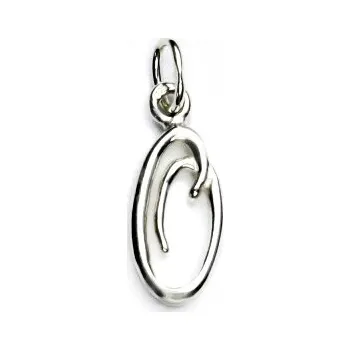 Přívěsek Stříbrné písmeno O - P437 (Stříbrná abeceda písmenko)