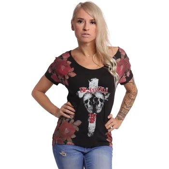 Dámské tričko Yakuza Ink. - dámské triko Inner Peace V02 Crew 17131 schwarz Barva: Černá, Vel: S
