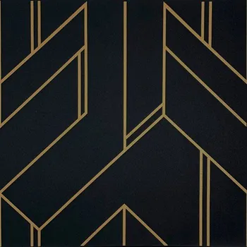 Obklad 3D panel GLAMOUR 2 černý se zlatými konturami