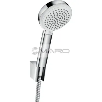 Hansgrohe Crometta 100 Set sprchový s pevným držákem, 4-polohová sprcha Vario, hadice 125 cm, bílá/chrom, 26666400