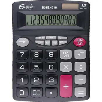 Kuchyňská minutka MPM Stolní kalkulačka Jair se solárním i bateriovým napájením B01E.4219.90