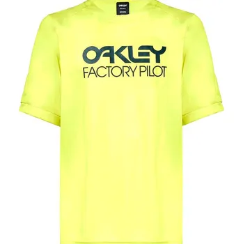 cyklistický dres Dres Oakley Dres Oakley Pilot MTB pánský kr.r. sulphur XL XL