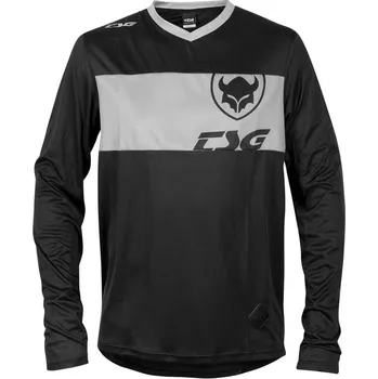 cyklistický dres TSG dres - waft jersey ls black grey (460)