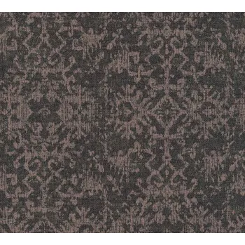 Tapeta A.S. Création | Vliesová tapeta na zeď Desert Lodge 38521-2 | 0,53 x 10,05 m | černá, metalická + Černá, metalická vliesová tapeta na stěnu 385212 v rozměru 0,53 x 10,05 m