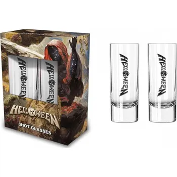 Sklenice sada štamprle, panák Helloween
