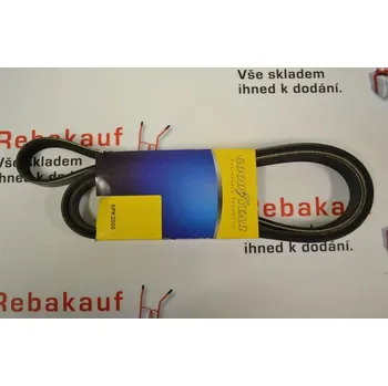 Drážkový řemen HYUNDAI - MERCEDES BENZ - SAAB - VW (6PK2000 HYUNDAI 2521237101 HYUNDAI 2521237102 HYUNDAI 2521237110 HYUNDAI 2521237111 HYUNDAI 2521237181 JEEP 53001119 JEEP 53010257 LANCIA 60626658 LANCIA 60813206 MERCEDES-BENZ 0089979092 MERCEDES-BENZ)