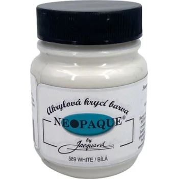Vodová barva Jacquard Nemetalická krycí barva Neopaque 589 bílá (67ml)
