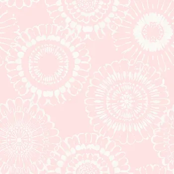 Tapeta Bílo-růžová vliesová květinová tapeta na zeď 128860, Little Bandits, Esta