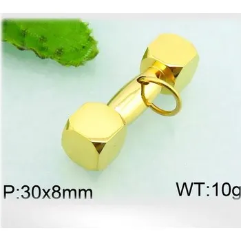 Přívěsek Činka ve zlaté barvě - ocelový přívěsek