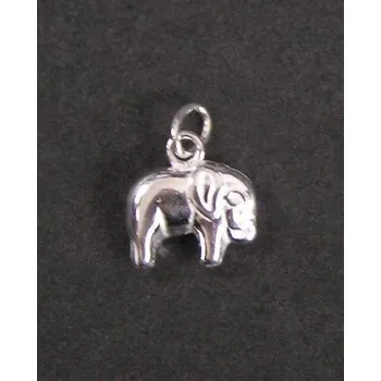 Přívěsek Malý slon - varianta 2 - stříbrný přívěsek