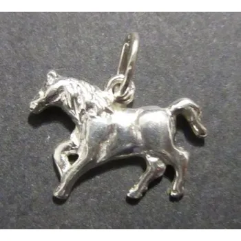Přívěsek Kůň v poklusu - stříbrný přívěsek