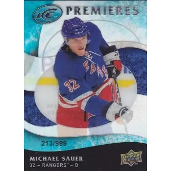 Sběratelská karetní hra insert RC karta MICHAEL SAUER 09-10 UD Ice Premieres /999