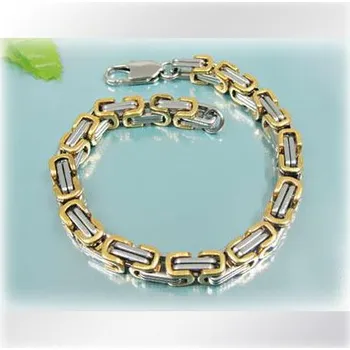 Řetízek Ocelový náramek - délka 210mm a šířka 7mm