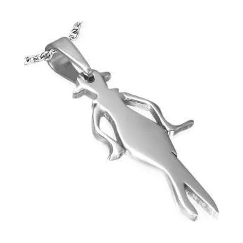 Přívěsek Ženská silueta - ocelový přívěsek