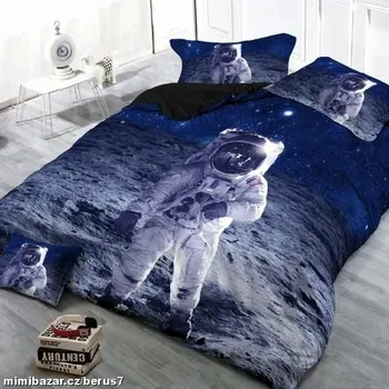 Povlečení POVLEČENÍ fototisk 3D efekt Kosmonaut