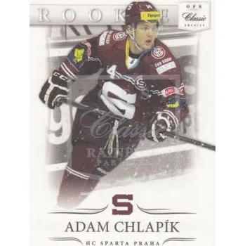 Sběratelská karetní hra paralel RC karta ADAM CHLAPÍK 14-15 OFS Classic Ser. 2 Rookie Rainbow /125