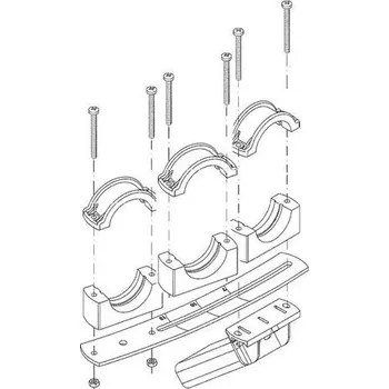Anténní držák Mascom Držák pro 3 LNB, nastavitelný 12° - 57615056-3