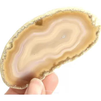 Přírodní kámen Plátek achát Brazílie 50g