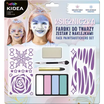 Kidea Kidea, FDTZNKKA, sada barev na obličej, princezna, 6 ks