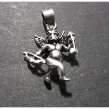 Přívěsek Malý andílek s lukem - stříbrný přívěsek