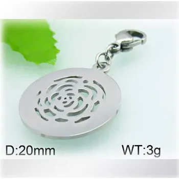 Přívěsek Zdobené kolečko - ocelový přívěsek