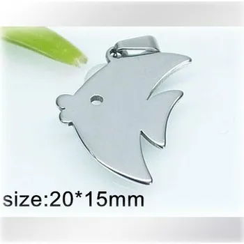 Přívěsek Ryba - skalár - ocelový přívěsek