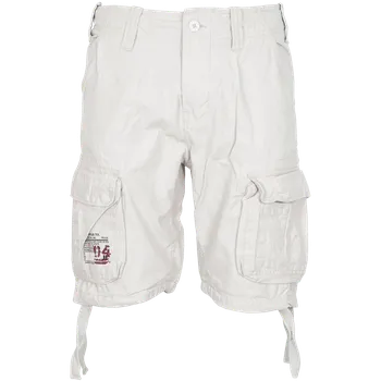 Pánské kalhoty Surplus Kalhoty krátké Airborne Vintage Shorts bílá opraná M