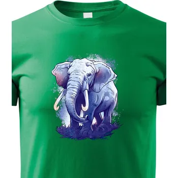 Chlapecké tričko Dětské triko Slon, Barva Zelená, Velikost 110 cm/4 roky, Canvas Dětské tričko Bezvatriko.cz 1704