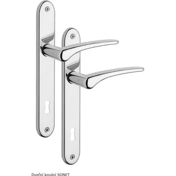 Dveřní kování Dveřní kování SONET FAB vložka r. 72 titan zlatá klika-klika ROSTEX výprodej