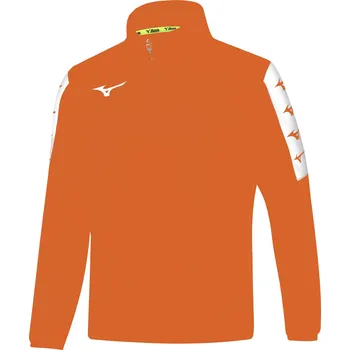 Dětská sportovní mikina Mizuno Nara Interlock Training Top Jr / Orange Velikost: 140