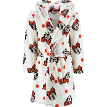Dívčí župan Minnie Mouse Bílý župánek pro dívky Velikost: 116