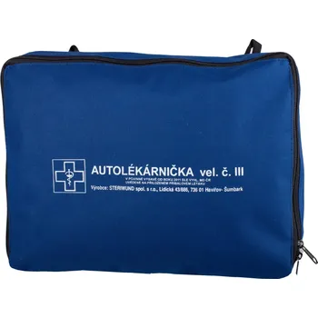 Autolékárnička Autolékárnička vel. III. v textilním obalu pro autobus (kortexová)
