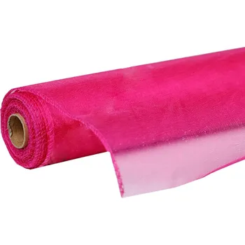 Stuha Organza třpyt., barva5026-CYKLÁMEN, 36 cm, 9,1 m