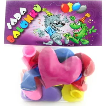 Karnevalová maska LAMPS Balónky nafukovací - Srdce s potiskem