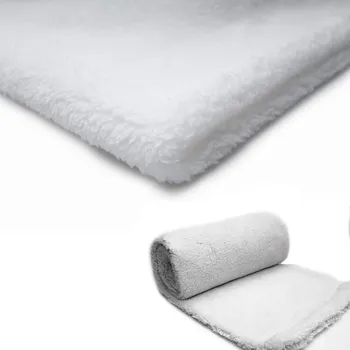 Jiný Dekorační látka Minky Beránek Bílý 01 1.5999999046325684 m