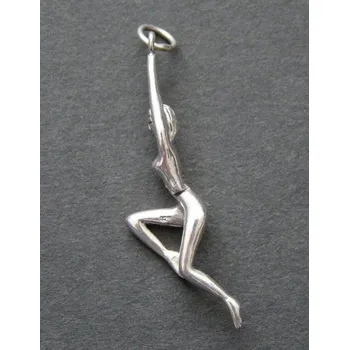 Šperk Gymnastka - stříbrný přívěsek